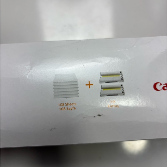 Canon RP-108 Tri-Color Ink Ribbon And Paper Set - Picture 2 of 5